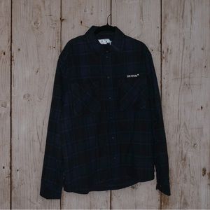 Off white plaid shirt